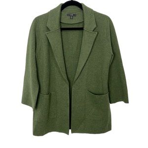 J.Crew Women's Green Eloise Sweater Blazer Jacket Women’s size Small